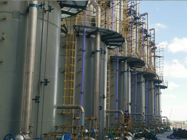 江西贛州市松輝氟新化工鋼襯四氟管道使用現(xiàn)場