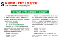 鋼襯四氟(PTFE)復(fù)合管材綜合說(shuō)明
